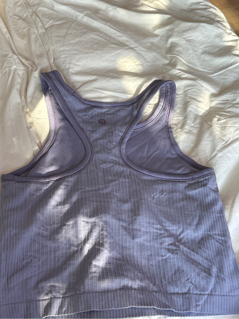 lululemon athletica Ribbed Lavender Tank Top - Light Purple - Picture 2 of 2